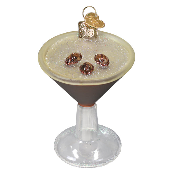 Old World Christmas Espresso Martini Ornament - hand-blown glass Christmas tree ornament (view 5)