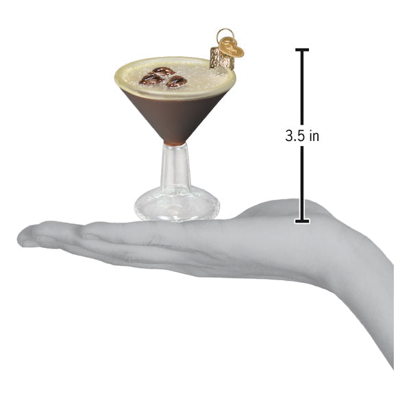 Old World Christmas Espresso Martini Ornament - hand-blown glass Christmas tree ornament (view 6)