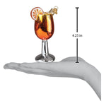 Old World Christmas Aperol Spritz Ornament - hand-blown glass Christmas tree ornament (view 6)