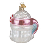 Old World Christmas Papa Noel Mug Ornament - hand-blown glass Christmas tree ornament (view 3)