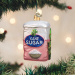 Old World Christmas Bag Of Sugar Ornament - hand-blown glass Christmas tree ornament