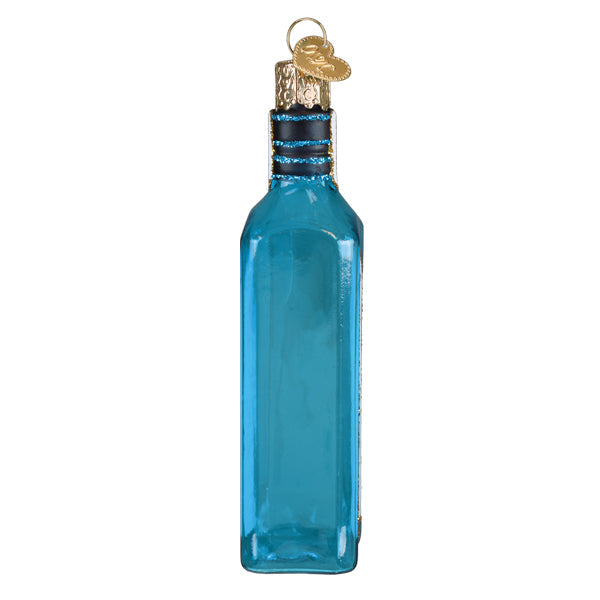 Old World Christmas Gin Bottle Ornament - hand-blown glass Christmas tree ornament (view 4)