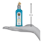 Old World Christmas Gin Bottle Ornament - hand-blown glass Christmas tree ornament (view 5)