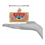 Old World Christmas Pack Of Bacon Ornament - hand-blown glass Christmas tree ornament (view 5)
