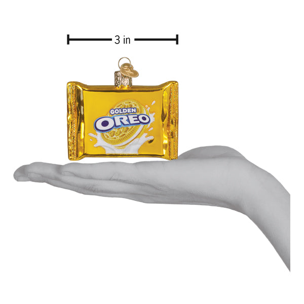 Old World Christmas OREO® Golden Sandwich Cookies Ornament - hand-blown glass Christmas tree ornament (view 5)