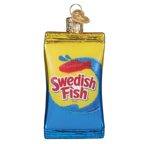 Old World Christmas SWEDISH FISH® Ornament - hand-blown glass Christmas tree ornament (view 3)