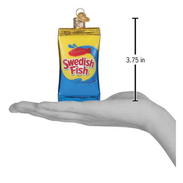 Old World Christmas SWEDISH FISH® Ornament - hand-blown glass Christmas tree ornament (view 5)
