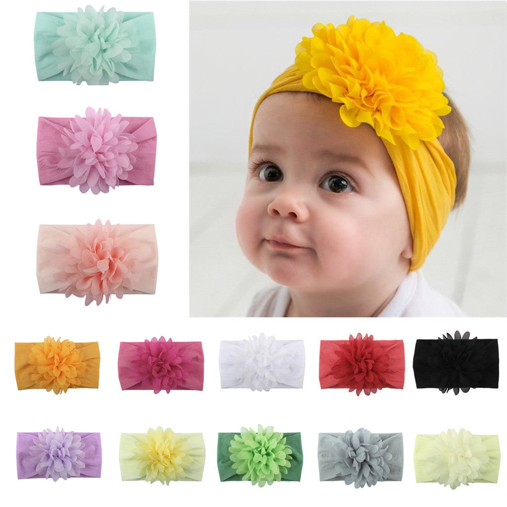 Creative Chiffon Flower Headband Baby Hair Accessories Cute Princess Headband - Cindi Book