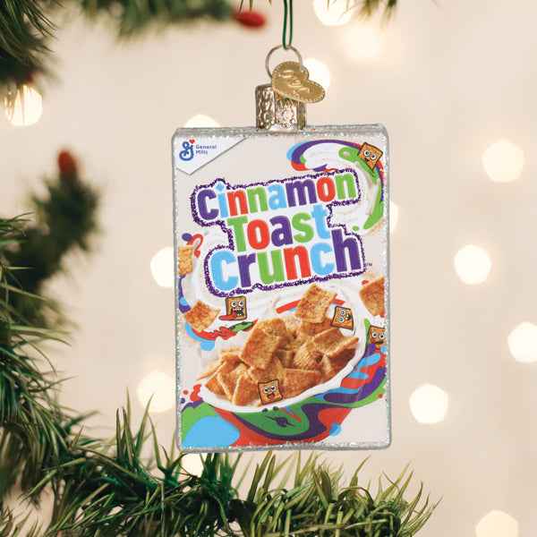 Cinnamon Toast Crunch Box Ornament