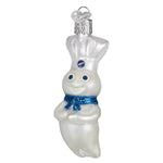 Old World Christmas Pillsbury Doughboy Ornament - hand-blown glass Christmas tree ornament (view 2)