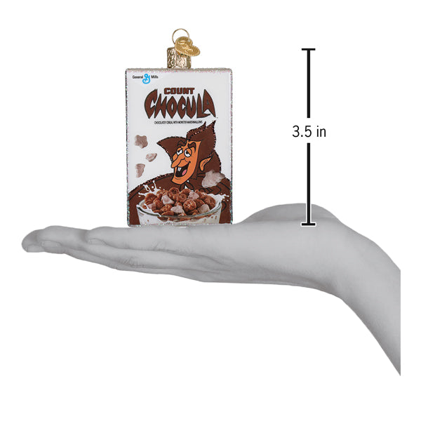 Old World Christmas Count Chocula Box Ornament - hand-blown glass Christmas tree ornament (view 5)