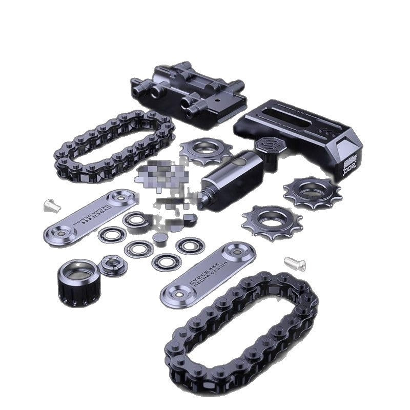 Mechanical Rotating Decompression Hand Pieces Metal Toy Tank - Cindi Book