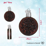 Old World Christmas Oreo Cookie Ornament - hand-blown glass Christmas tree ornament (view 6)