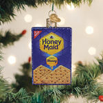Old World Christmas Honey Maid Ornament - hand-blown glass Christmas tree ornament
