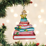 Old World Christmas Book Club Tree Ornament - hand-blown glass Christmas tree ornament