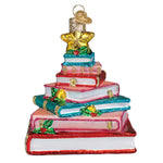Old World Christmas Book Club Tree Ornament - hand-blown glass Christmas tree ornament (view 2)