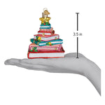 Old World Christmas Book Club Tree Ornament - hand-blown glass Christmas tree ornament (view 5)