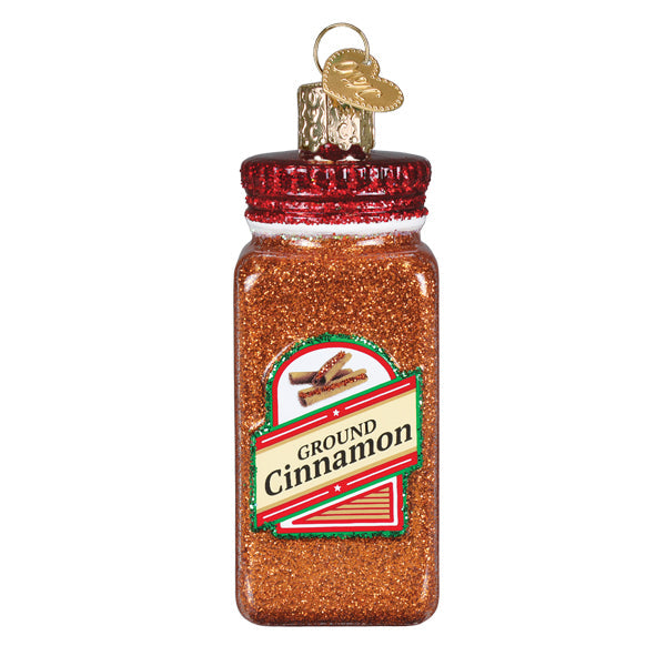 Old World Christmas Cinnamon Seasoning Ornament - hand-blown glass Christmas tree ornament (view 2)