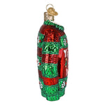 Old World Christmas Yippee Ki Yay Sweater Ornament - hand-blown glass Christmas tree ornament (view 4)