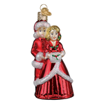 Old World Christmas Dreaming Of Snowfall Ornament - hand-blown glass Christmas tree ornament (view 2)