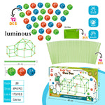 Children's DIY Bead Insertion Tent Game House With Building Blocks - Cindi Book