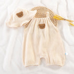 Summer Clothes Cute Men's And Women's Baby Sleeveless Suspenders Crawling Suit Jumpsuit - Cindi Book