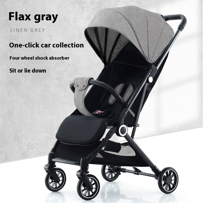 Pull Rod Type Summer Ultra-light Stroller Four Minus - Cindi Book