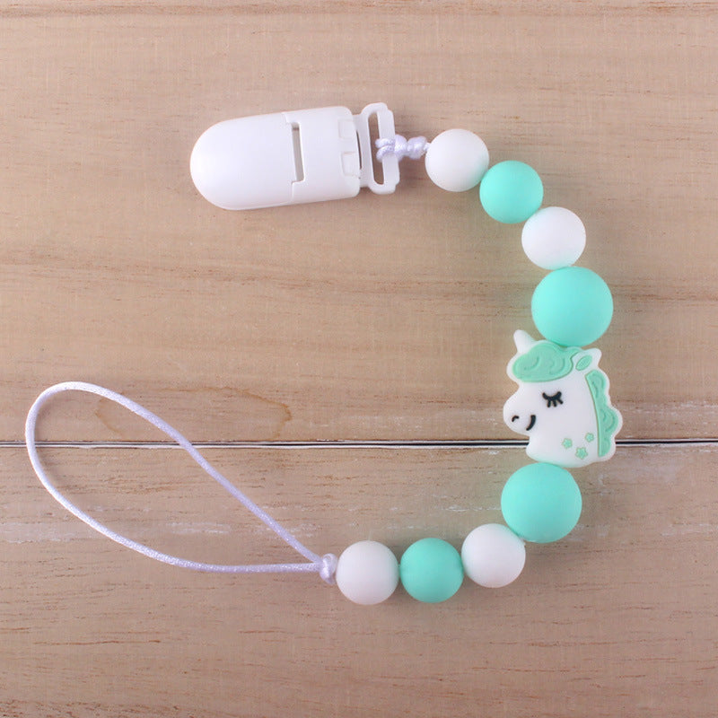 Baby Silicone Nipple Chain Clip