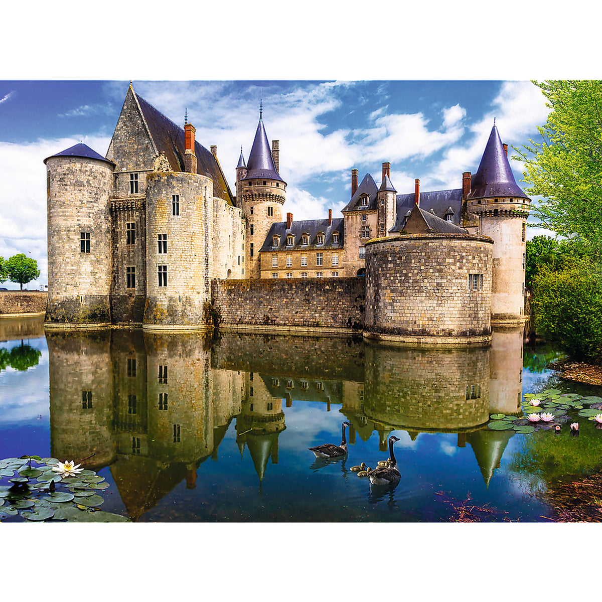 Trefl Red Castle in Sully-sur-Loire, France 3000 Piece Puzzle