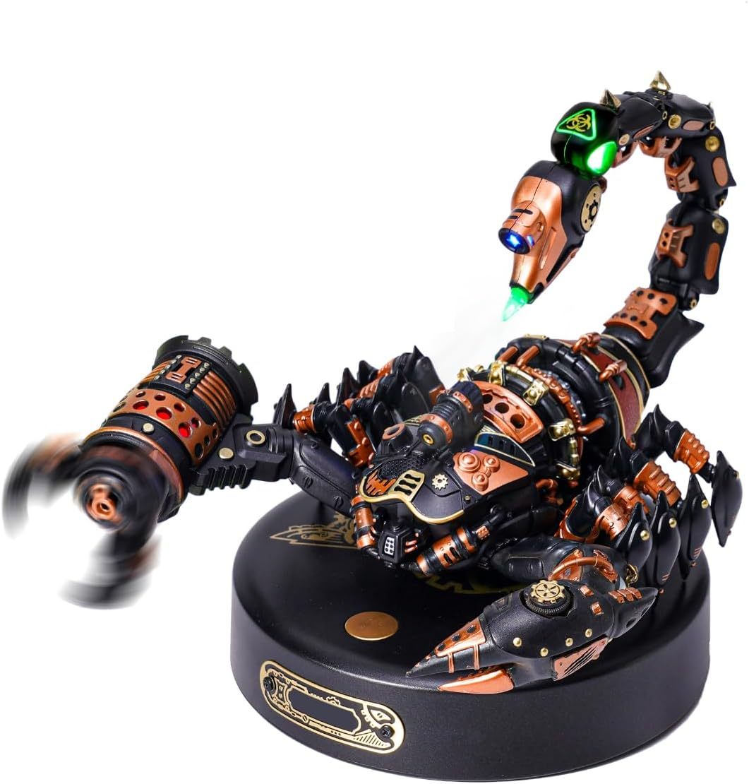 ROBOTIME ROKR 3D Metal Puzzles Emperor Scorpion For Adults To Build, Gift For Teen Adults 123 Pcs MI04 - Cindi Book