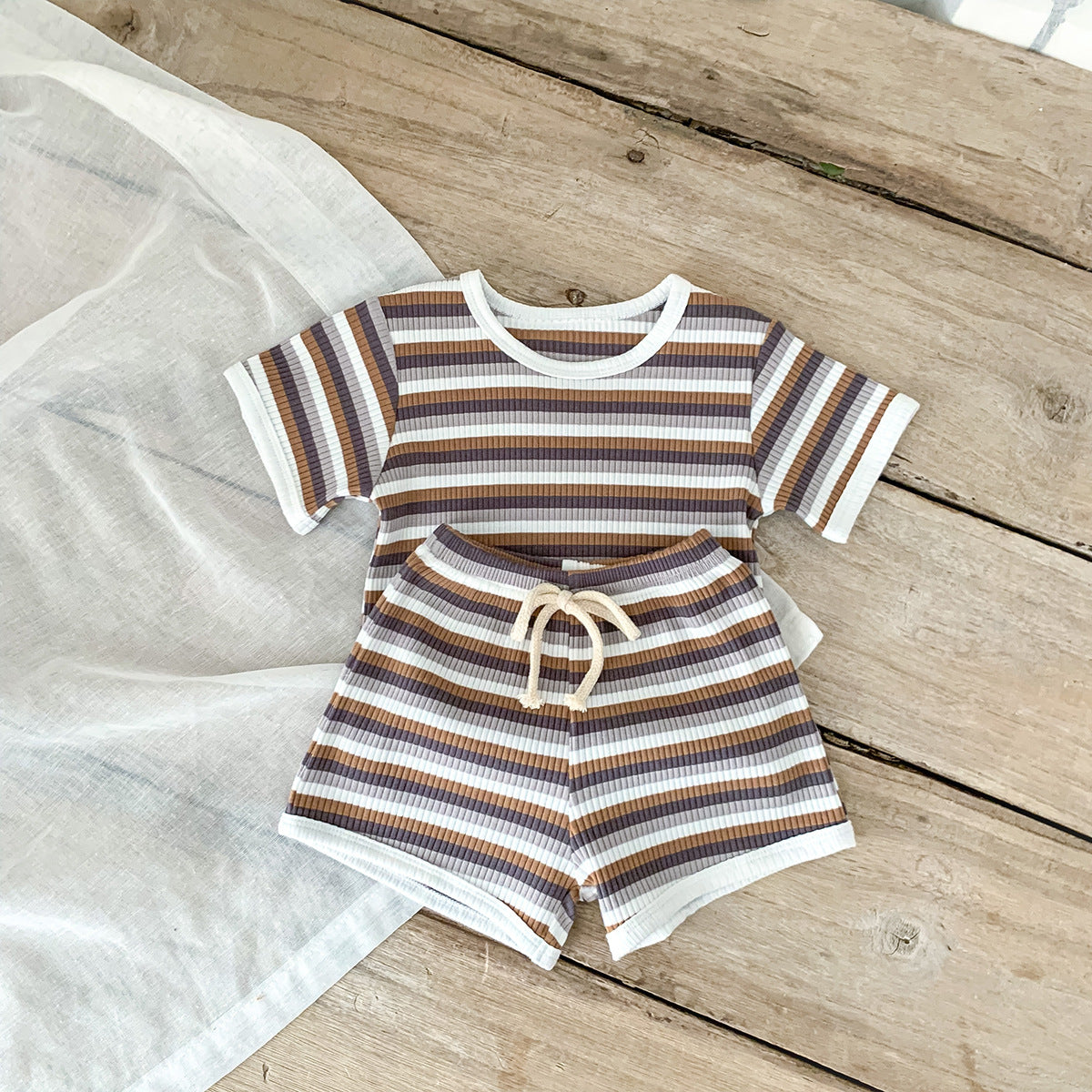 Summer Infant Toddler Striped Two-piece Set - Cindi Book