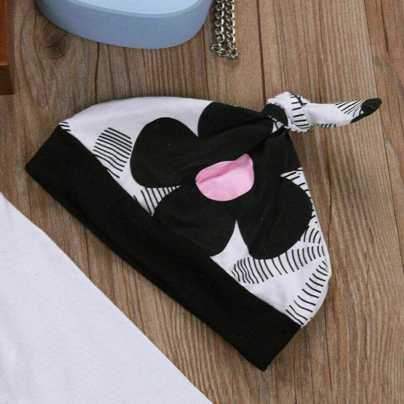 Children's cotton long-sleeved heart-shaped printing three-piece suit - Cindi Book