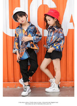 Children Loose Floral Shirt For Dance Clothes - Cindi Book