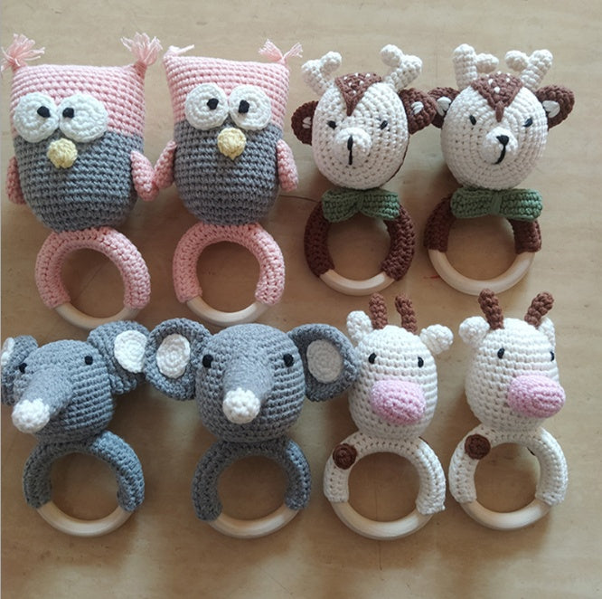 Wooden baby teether - Cindi Book