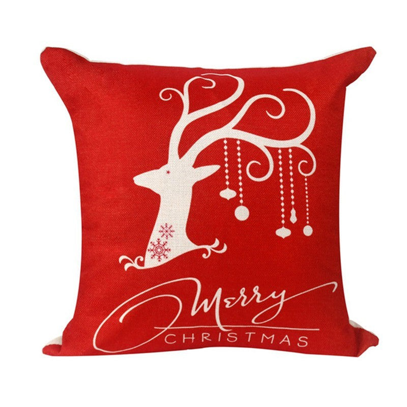 Christmas Hot-selling Home Sofa Office Creative Linen Pillowcase - Cindi Book