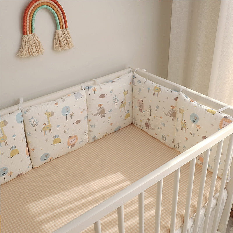Cartoon embroidered cotton bumper bed - Cindi Book