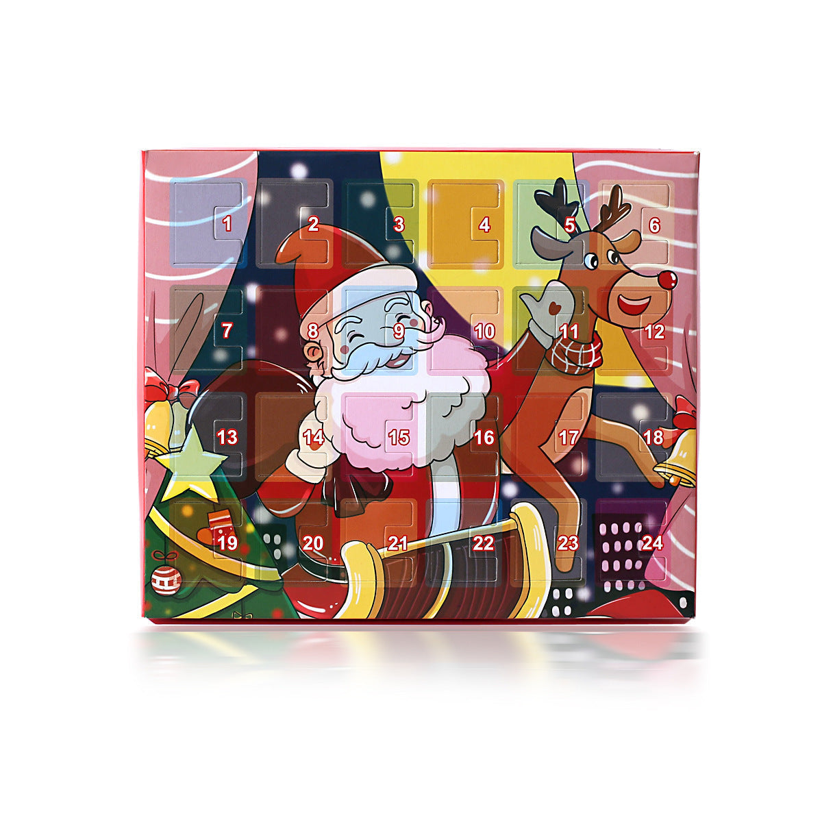 Christmas Advent Calendar Christmas Themed DIY Charm Jewelry Bracelet Necklace Making Kit for Girls - Cindi Book