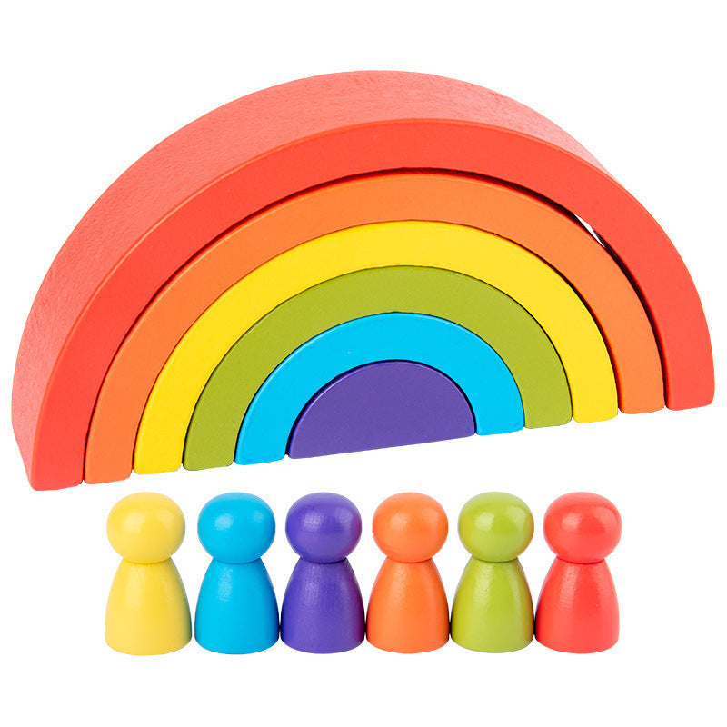 Rainbow arched building blocks - Cindi Book