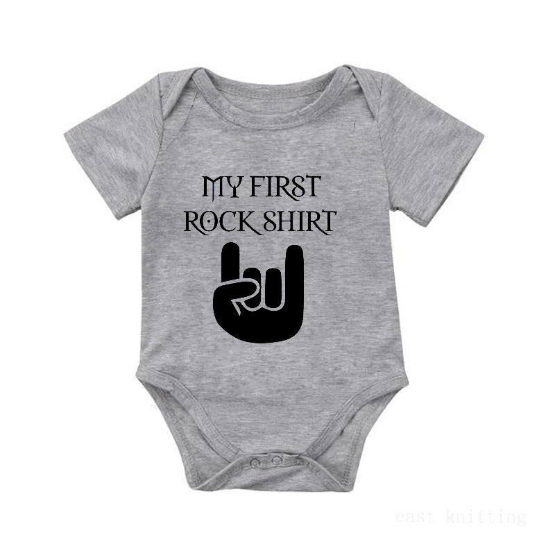 Finger letter romper - Cindi Book