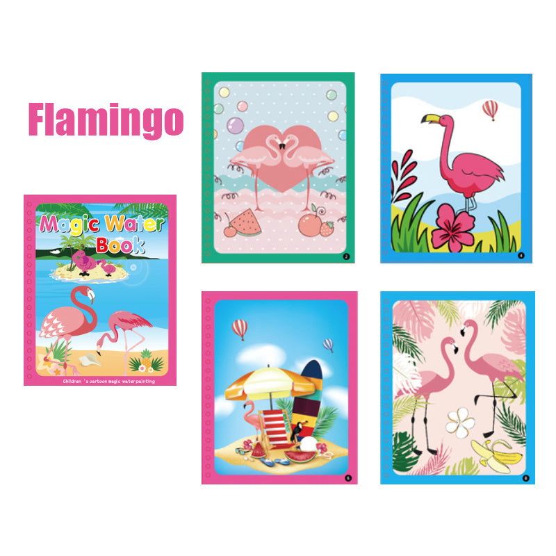Children's Creative Magic  Water Painting Book - Cindi Book