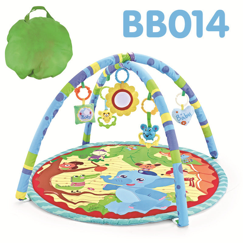 Children's Fitness Rack Game Round Blanket Crawling Floor Mat Toys - Cindi Book