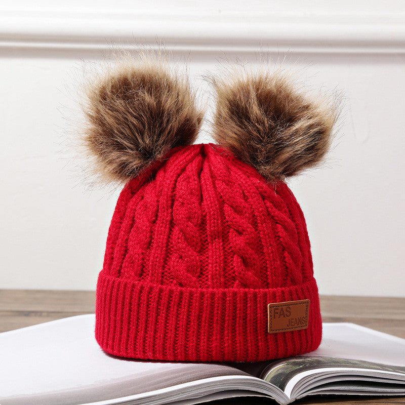 Baby Ear Caps, Children's Raccoon Fur Caps - Cindi Book