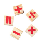 Math Manipulatives Wooden Counting Sticks Intelligence Montessori Math Wooden Color Calculation Education Enlightenment Toy - Cindi Book