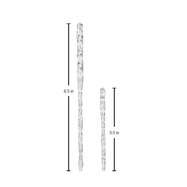Old World Christmas Clear Glass Icicles Set Of 24 Ornament - hand-blown glass Christmas tree ornament (view 4)