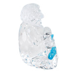 Old World Christmas Bumble Crystal Figurine - hand-blown glass Christmas tree ornament (view 2)