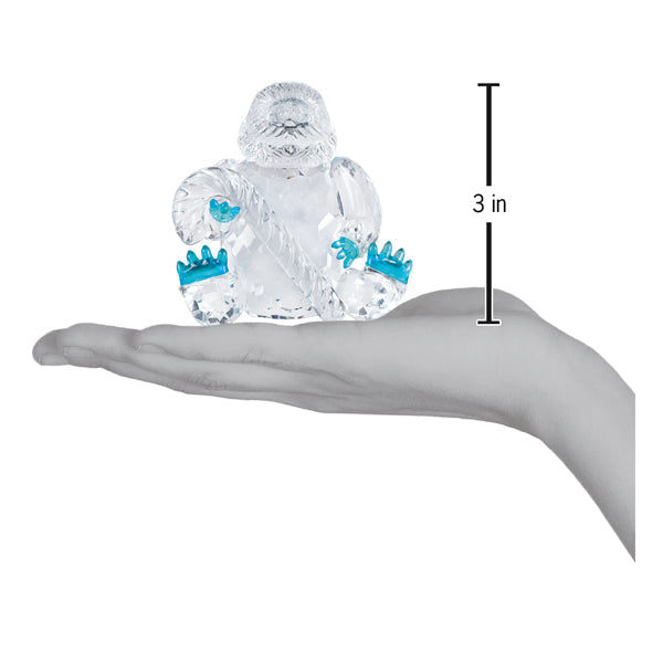 Old World Christmas Bumble Crystal Figurine - hand-blown glass Christmas tree ornament (view 6)