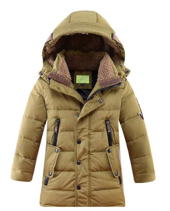 '-30 Degree Children's Winter Jackets Duck Down Padded Children Clothing Big Boys Warm Winter Down Coat Thickening Outerwear - Cindi Book