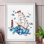 Quilted Paper Illustration Material Package Set Lobby Decoration Painting Slot - Cindi Book