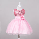 Baby Sequin Dress Flower Girl Wedding Princess Dress - Cindi Book
