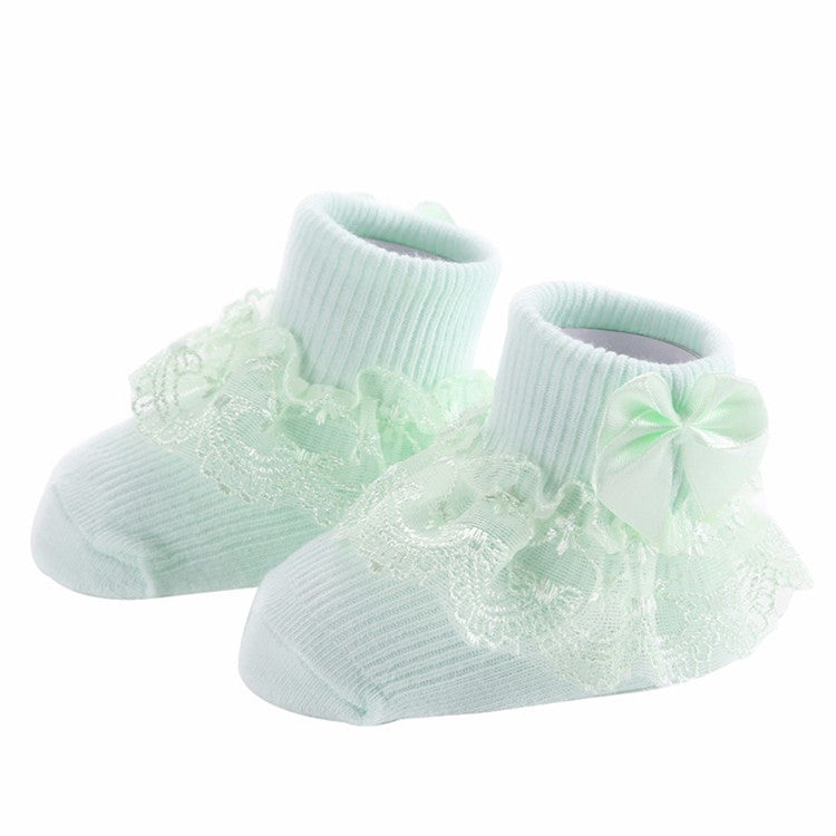 BOW LACE baby socks - Cindi Book